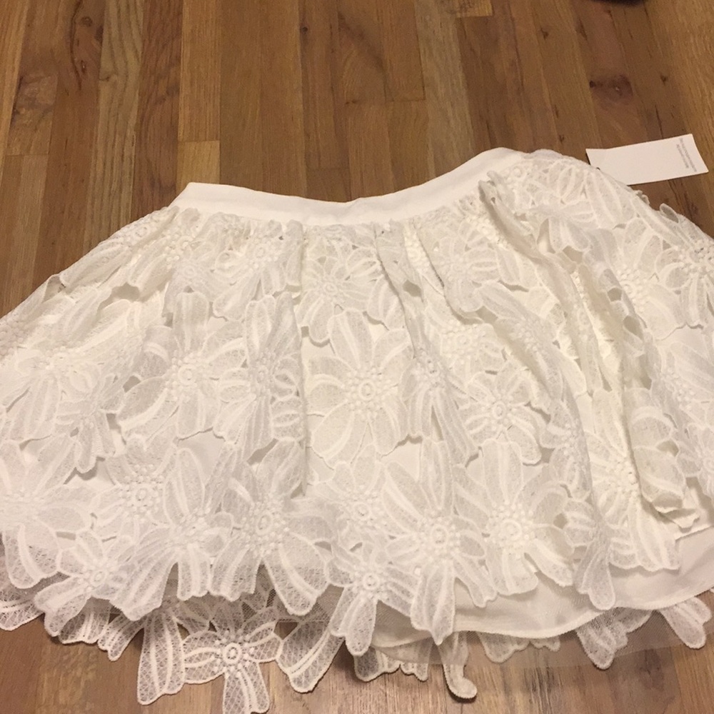 Tobi floral skater skirt